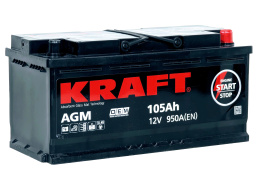 KRAFT AGM 105 R (950A, 394*175*190)