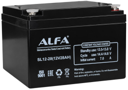 ALFA 12V-28Ah M5 (166*175*125)