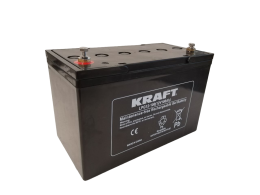 KRAFT 12V-100Ah(C20) L (тяговая) (330*173*212) GEL