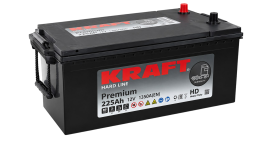 KRAFT Premium 225 (4) рус -/+ (1350A, 518*274*223)