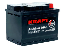 KRAFT AGM 60 R (680A, 242*175*190)