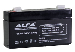 ALFA 6V-1.3Ah F1 (97*24*56)