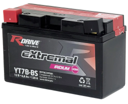 RDrive eXtremal Iridium YT7B-BS 6,5Ah (120А 150*65*93)