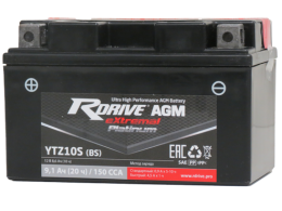 RDrive eXtremal Platinum YTZ10S-BS 9,1Ah (150А 150*87*93)