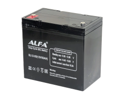 ALFA 12V-55Ah(C20) L (тяговая) M6 (226*135*207)