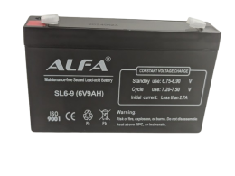 ALFA 6V-9Ah F1 (151*34*95)