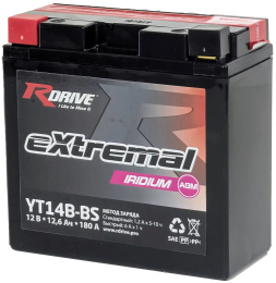 RDrive eXtremal Iridium YT14B-BS 12Ah (180А 150*70*130)