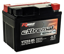 RDrive eXtremal Platinum YTZ5S-BS 4Ah (65А 114*71*86)