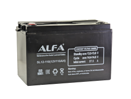 ALFA 12V-110Ah(C20) L (тяговая) M8 (331*173*213)