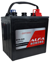 ALFA 6V-245Ah(C20) L (тяговая) M8 (262*188*275)