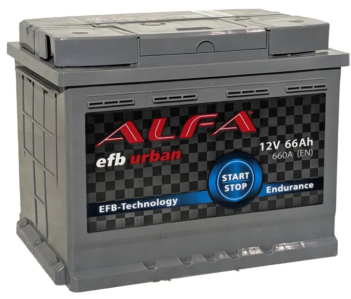 Аккумулятор ALFA EFB 66 R (660A, 242*175*190)