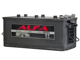 ALFA 220 (4) рус -/+ (1350A, 516*223*223) клемма болт c бортом (МАЗ).