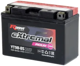 RDrive eXtremal Iridium YT9B-BS 8Ah (115А 150*70*105)