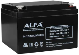 ALFA 12V-28Ah M5 (166*175*125)