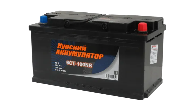 КУРСКИЙ АККУМУЛЯТОР 100 R (810A, 353*175*190)