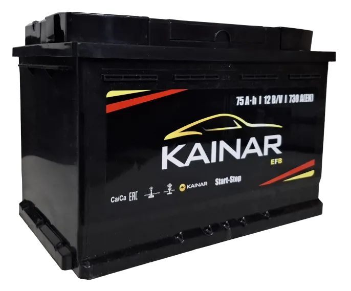 Аккумулятор Kainar EFB 75 R (730A, 278*175*190)