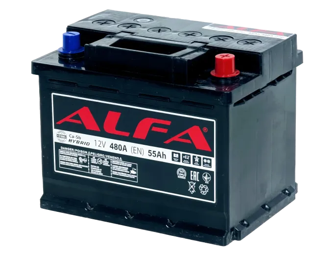ALFA Hybrid 55 R (480A, 242*175*190)