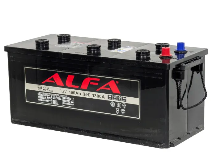 ALFA 190 (3) евро +/- (1300A, 480*223*223) с бортом