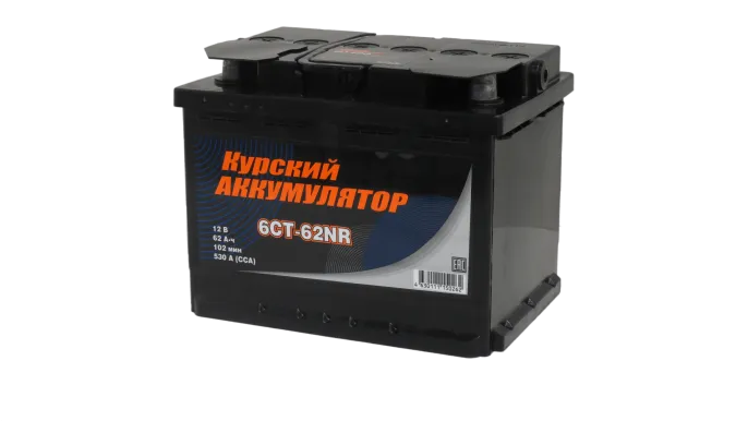 КУРСКИЙ АККУМУЛЯТОР 62 R (530A, 242*175*190)