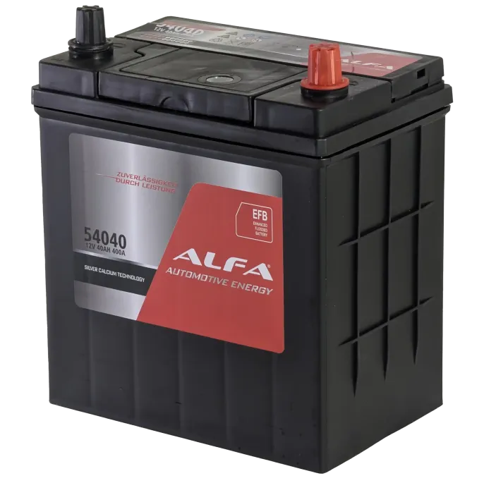 ALFA EFB Asia 40 JR (380A, 195*126*220 тонкие клеммы 