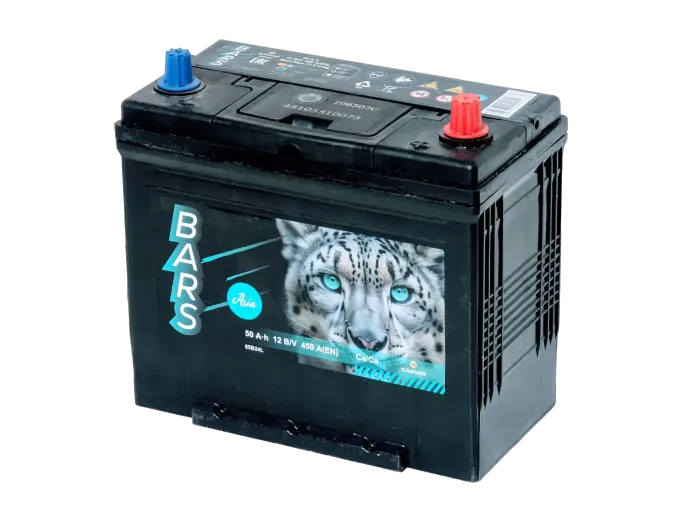 BARS Asia 50 JR (450A, 236*129*220) тонкие клеммы с бортом