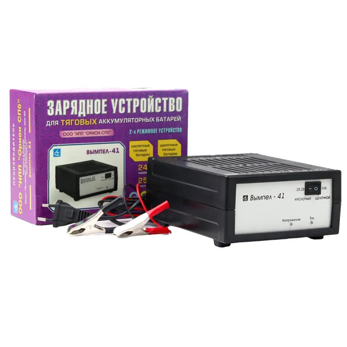 Вымпел 41 (автомат, 0-25А, 28,2/36В, для 24В тяговых, кислот., щелочных АКБ)