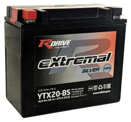 RDrive eXtremal Silver YTX20-BS 18.9Ah (270А 175*87*155)