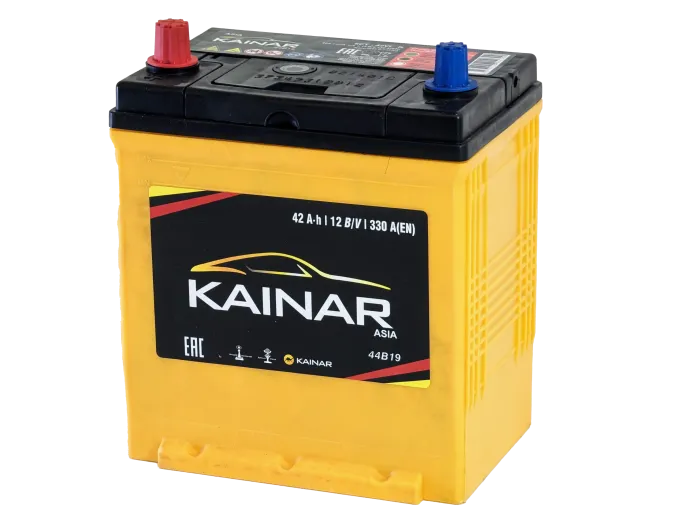 Kainar Asia 42 JL (350A, 186*129*220) тонкие клеммы с бортом