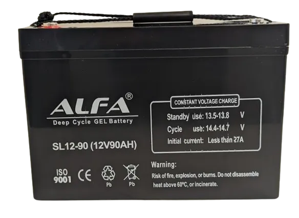 ALFA 12V-90Ah(C20) L (тяговая) M8 (307*169*211)