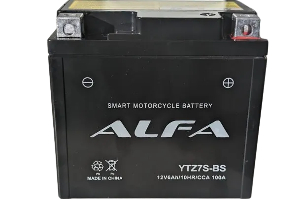 ALFA YTZ7S-BS 6Ah (100A 113*70*107)