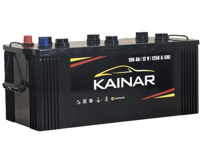 Аккумулятор Kainar Euro 190 (3) евро +/- (1250A, 480*223*223)