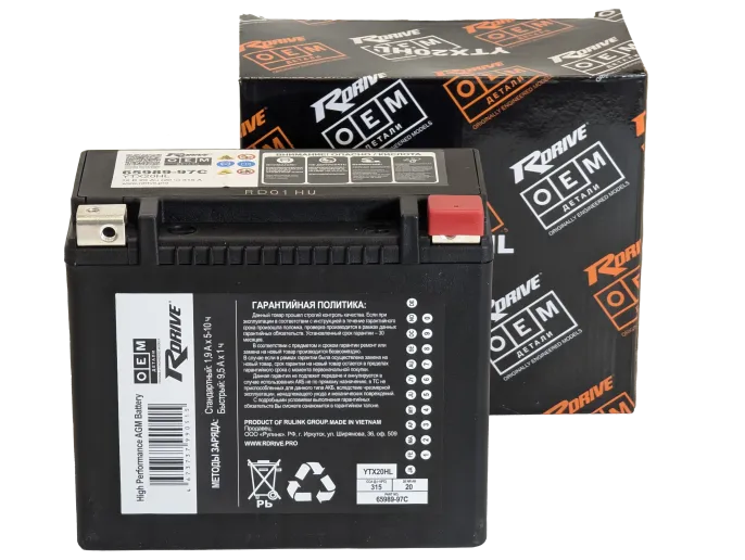 RDrive OEM Детали YTX20HL-BS 20Ah (315А 176*87*154) для BMW i3