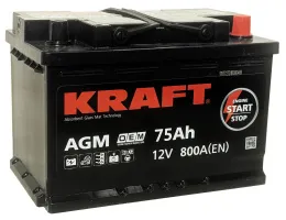 KRAFT AGM 75 R (800A, 278*175*190)