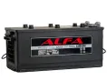 Аккумулятор ALFA 220 (4) рус -/+ (1350A, 516*223*223) клемма болт c бортом (МАЗ).