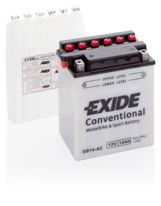 Exide YB14-A2 14Ah (145А 134*89*166)