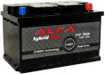 Аккумулятор ALFA Hybrid 74 R низк. (720A, 278*175*175)