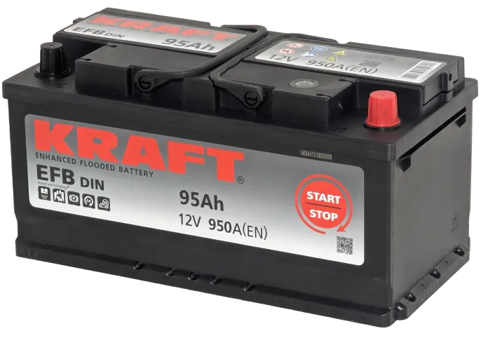 KRAFT EFB 95 R низк. (950A, 351*175*175)