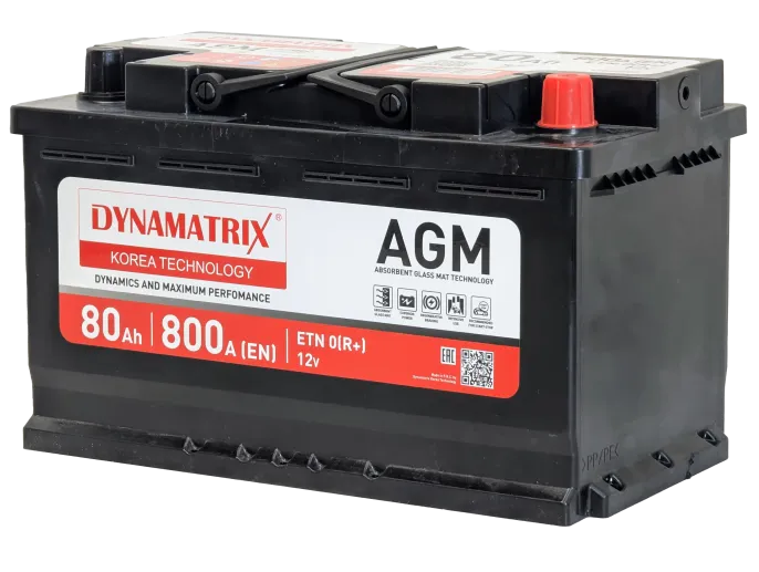 DYNAMATRIX AGM 80 R (800A, 315*175*190)