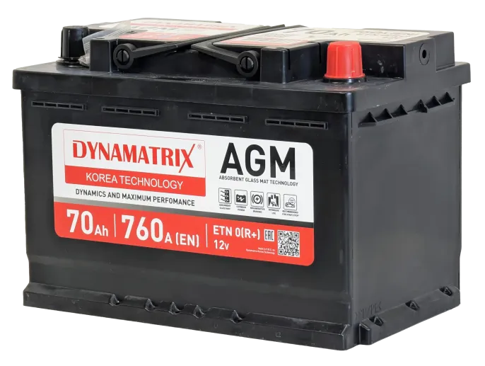 DYNAMATRIX AGM 70 R (760A, 278*175*190)