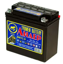 ЛИДЕР 6МТС-9 9Ah (45A 140*77*135) 12V без электролита