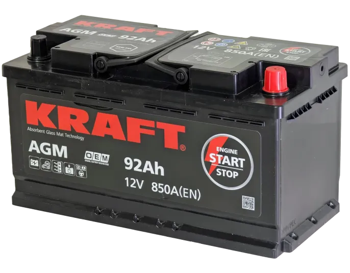 KRAFT AGM 92 R (850A, 353*175*190)