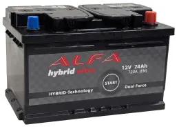 ALFA Hybrid 74 R низк. (720A, 278*175*175)