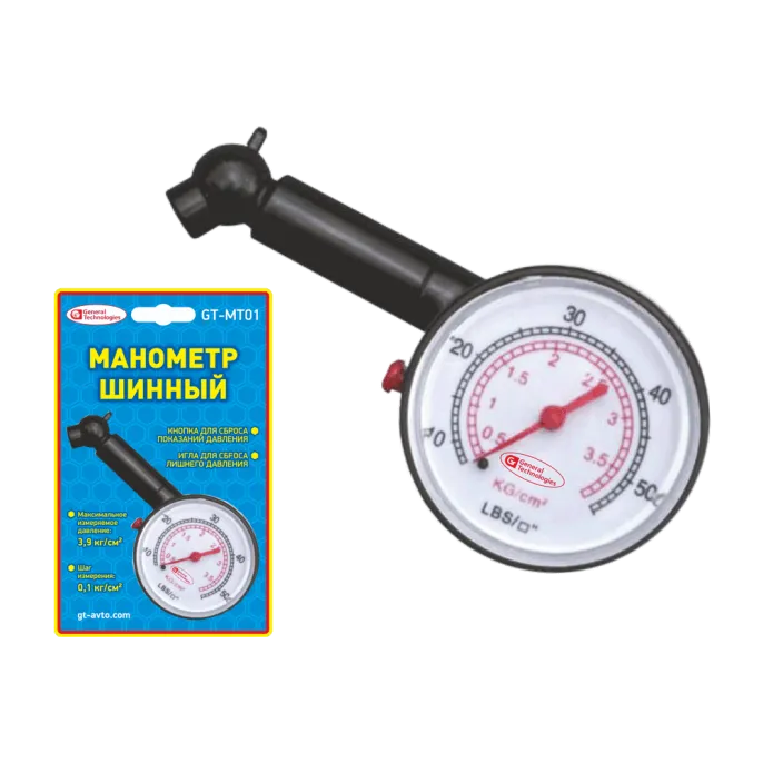 Манометр шинный General Technologies GT-MT01