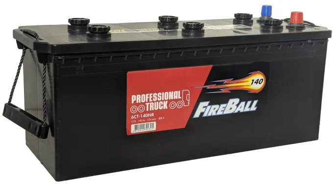 Аккумулятор FireBall 140 (3) евро +/- (900A, 513*189*217)