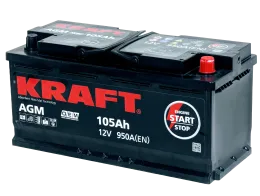 KRAFT AGM 105 R (950A, 394*175*190)