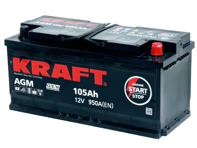 KRAFT AGM 105 R (950A, 394*175*190)