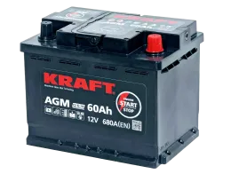 KRAFT AGM 60 R (680A, 242*175*190)