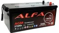 Аккумулятор ALFA AGM 210 (3) евро +/- (1200A, 518*260*223)